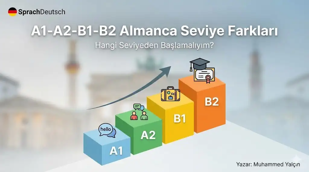 Almanca Seviyeleri ve Farkları: A1, A2, B1, B2 Rehberi