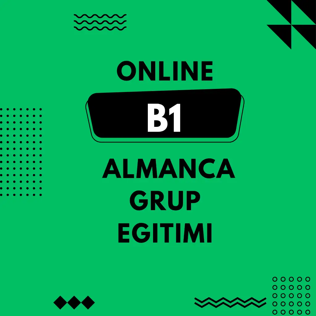 B1 Online Almanca Grup Eğitimi